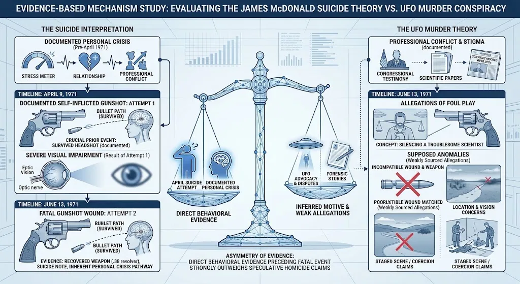 Overview image for Does James Mc Donald's Death Support a UFO Murder Theory? | UFO Research Deaths