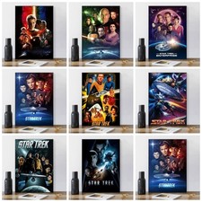 Listing image for Star Trek Movie Science Fiction Spock Captain Kirk Wall Art Poster memorabilia