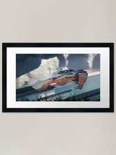 Listing image for Anti-gravity racer Framed Art Print Framed Wall Art Poster Canvas Print Picture