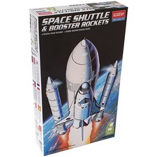 Listing image for Academy Space Shuttle and Booster Rockets 12707 Plastic Model Kit Scale 1/288